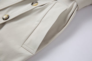 Chelsea Trench Coat Beige