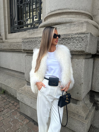 Aspen Coat Cream Short