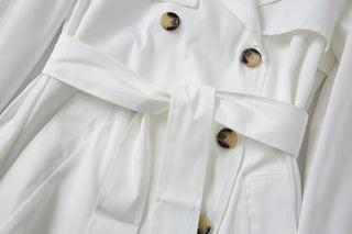 Chelsea Trench Coat White