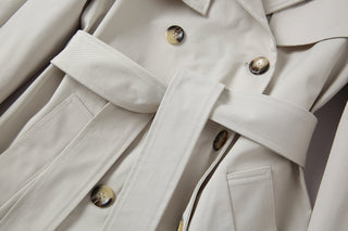 Chelsea Trench Coat Beige