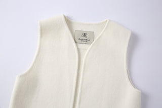 Holly Cashmere Vest Cream