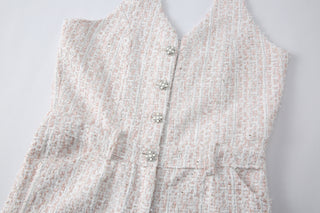 Léna Jumpsuit Pink Silver