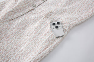 Léna Jumpsuit Pink Silver