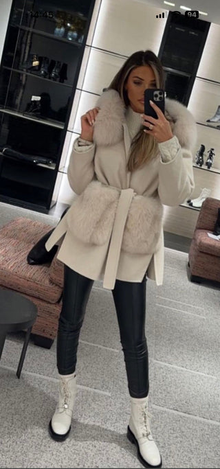 Noa Coat Beige