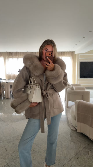 Léna Coat Etoupe