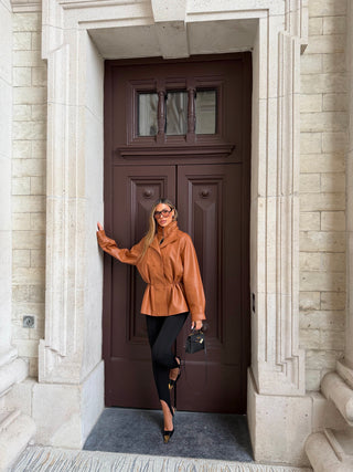 Gabriela real lambskin leather jacket