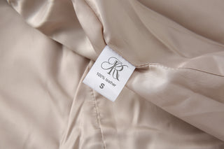 Milan real suede leather skirt