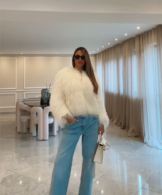 Aspen Coat Cream Short