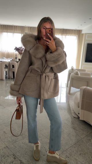 Léna Coat Etoupe
