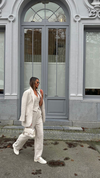 Elèa Tweed Oversized Blazer
