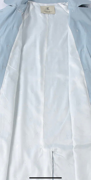 Chelsea Trench Coat Light Blue