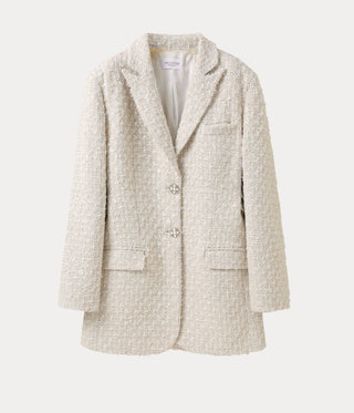 Elèa Tweed Oversized Blazer