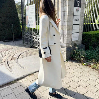 Léonie Wool Coat Cream