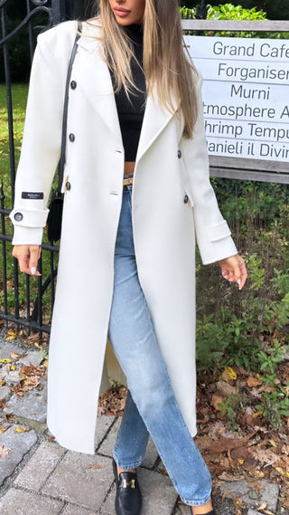 Léonie Wool Coat Cream
