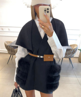 Théresé Coat Black