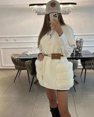 Théresé Coat White